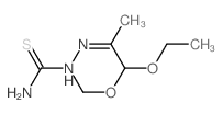 (1,1-diethoxypropan-2-ylideneamino)thiourea结构式