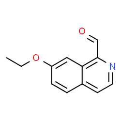 1-Isoquinolinecarboxaldehyde,7-ethoxy-(9CI) structure