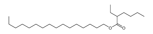 Hexadecyl 2-ethylhexanoate structure