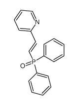 β-(2-Pyridyl)-ethylen-diphenylphosphinoxid结构式