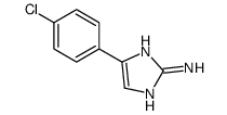 5-(4-chlorophenyl)-1H-imidazol-2-amine Structure