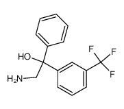 2-Amino-1-(3-trifluormethylphenyl)-1-phenylethanol结构式