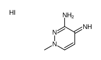 1-methylpyridazin-1-ium-3,4-diamine,iodide Structure