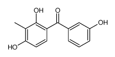 (2,4-dihydroxy-3-methylphenyl)-(3-hydroxyphenyl)methanone Structure