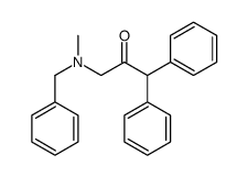 3-[benzyl(methyl)amino]-1,1-diphenylpropan-2-one Structure