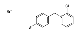 1-[(4-bromophenyl)methyl]-2-chloropyridin-1-ium,bromide Structure