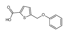 5-(phenoxymethyl)thiophene-2-carboxylic acid structure