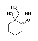 1-hydroxy-2-oxocyclohexane-1-carboxamide Structure