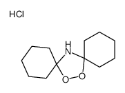 14,15-dioxa-7-azadispiro[5.1.58.26]pentadecane,hydrochloride Structure