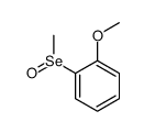 1-methoxy-2-methylseleninylbenzene结构式