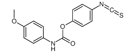 (4-isothiocyanatophenyl) N-(4-methoxyphenyl)carbamate结构式