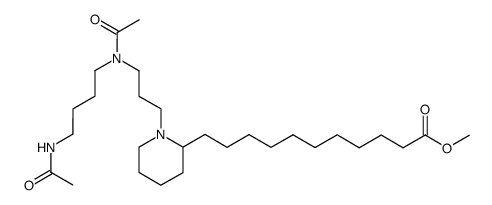 N,N'-Diacetyl-oncinotinsaeure-methylester Structure