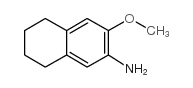 3-甲氧基-5,6,7,8-四氢萘-2-胺结构式