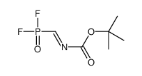 tert-butyl N-(difluorophosphorylmethylidene)carbamate Structure