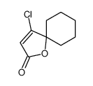 4-chloro-1-oxaspiro[4.5]dec-3-en-2-one Structure