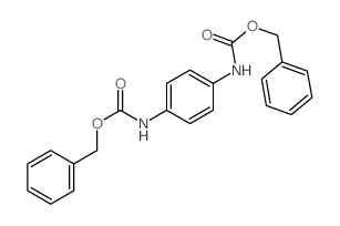 Carbamic acid,1,4-phenylenebis-, bis(phenylmethyl) ester (9CI) Structure