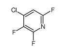 4-chloro-2,3,6-trifluoropyridine结构式