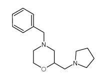 4-BENZYL-2-((PYRROLIDIN-1-YL)METHYL) MORPHOLINE Structure