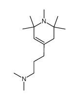 1,2,3,6-Tetrahydro-4-[3-(dimethylamino)propyl]-1,2,2,6,6-pentamethylpyridine结构式