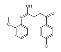 4-(4-chlorophenyl)-N-(2-methoxyphenyl)-4-oxobutanamide Structure