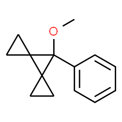 Dispiro[2.0.2.1]heptane, 7-methoxy-7-phenyl- (9CI) Structure