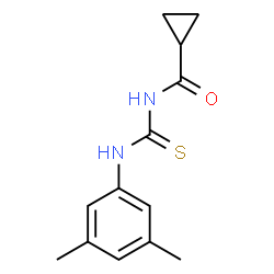 N-{[(3,5-dimethylphenyl)amino]carbonothioyl}cyclopropanecarboxamide Structure