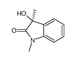 (3S)-3-hydroxy-1,3-dimethylindol-2-one结构式