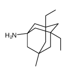 Tricyclo[3.3.1.13,7]decan-1-amine, 3,5-diethyl-7-methyl- (9CI) structure
