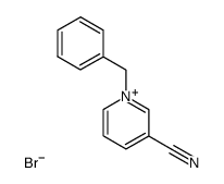 1-benzyl-3-cyanopyridinium bromide Structure