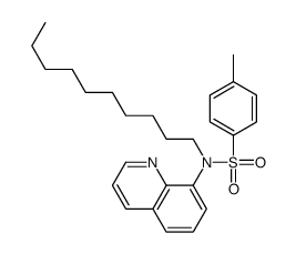 decyl-N-(8-quinolyl)-p-toluenesulphonamide structure