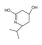 2-Piperidinone, 4-hydroxy-6-(1-methylethyl)-, (4R,6R)- (9CI) picture