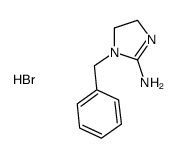 1-benzyl-4,5-dihydro-1H-imidazol-2-amine hydrobromide salt结构式