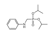 N-[di(propan-2-yloxy)phosphorylmethyl]aniline结构式