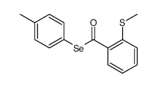 Se-p-tolyl 2-(methylthio)benzoselenoate Structure