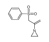1-[3-(benzenesulfonyl)prop-1-en-2-yl]aziridine Structure