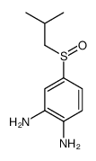 4-(2-methylpropylsulfinyl)benzene-1,2-diamine Structure