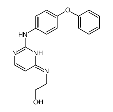 2-[[2-(4-phenoxyanilino)pyrimidin-4-yl]amino]ethanol Structure
