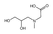 Glycine, N-(2,3-dihydroxypropyl)-N-methyl- (9CI) structure
