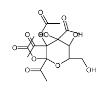 pentaacetyl-alpha-D-glucopyranose结构式