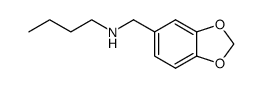 N-(benzo[d][1,3]dioxol-5-ylmethyl)butan-1-amine Structure