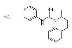 2-methyl-N'-phenyl-3,4-dihydro-2H-quinoline-1-carboximidamide,hydrochloride Structure