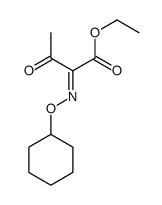 ethyl 2-cyclohexyloxyimino-3-oxobutanoate结构式