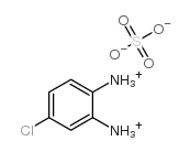 4-chlorobenzene-1,2-diammonium sulphate结构式