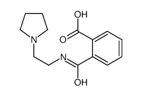 2-(2-pyrrolidin-1-ylethylcarbamoyl)benzoic acid Structure