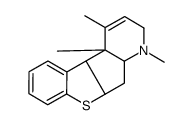 1H-(1)Benzothieno(3',2':3,4)cyclopenta(1,2-b)pyridine,2,4a,4b,9a,10,10a-hexahydro-1,4,4a-trimethyl Structure