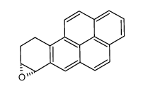 (7S,8R)-7,8-epoxy-7,8,9,10-tetrahydrobenzo[a]pyrene结构式