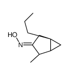 (NZ)-N-[(1R,4S,5S)-4-methyl-1-propyl-3-bicyclo[3.1.0]hexanylidene]hydroxylamine Structure