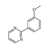 Pyrimidine, 2-(3-methoxyphenyl)- (9CI)结构式