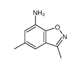 1,2-Benzisoxazol-7-amine,3,5-dimethyl-(9CI) structure