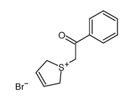 1-phenacyl-2,5-dihydrothiophenium bromide Structure